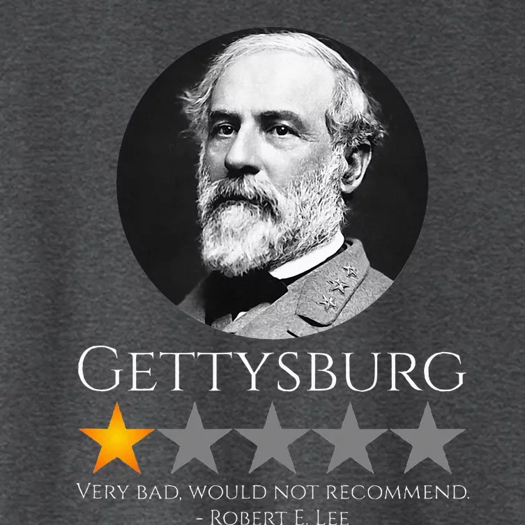 American Civil War Robert E. Lee Gettysburg History Women's Crop Top Tee