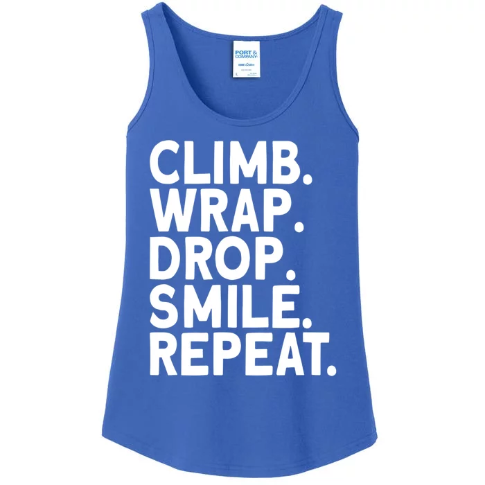 Aerialist Climb Warp Drop Smile Repeat Aerial Silks Cool Gift Ladies Essential Tank