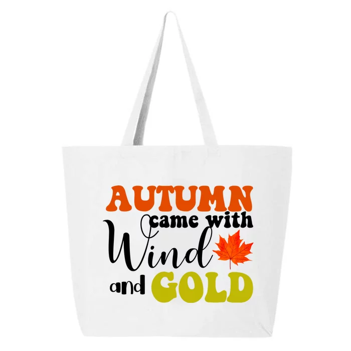 Autumn Came With Wind And Gold 25L Jumbo Tote