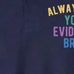 Always Cite Your Evidence Bruh Funny English Teacher Softstyle Adult Sport Polo