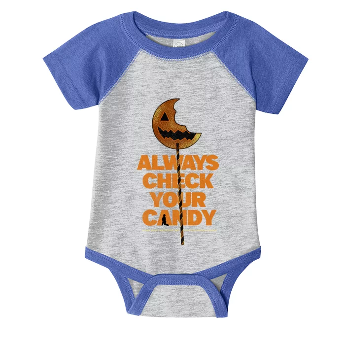 – Always Check Your Candy Gift Infant Baby Jersey Bodysuit