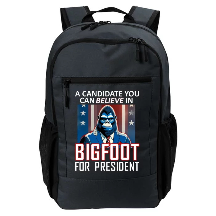 A Candidate You Can Believe In. Bigfoot For President Daily Commute Backpack