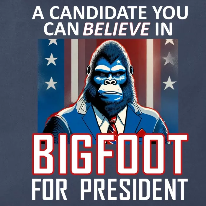 A Candidate You Can Believe In. Bigfoot For President Zip Tote Bag