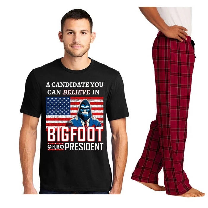 A Candidate You Can Believe In. Bigfoot For President Pajama Set