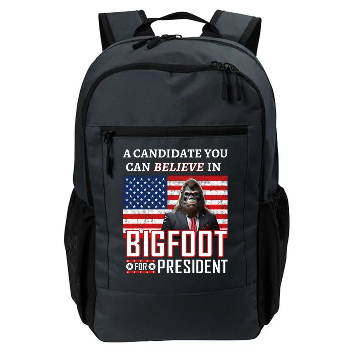 A Candidate You Can Believe In. Bigfoot For President Daily Commute Backpack