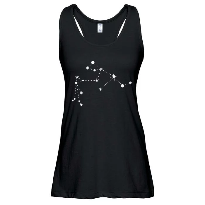 Aquarius Constellation Zodiac Ladies Essential Flowy Tank