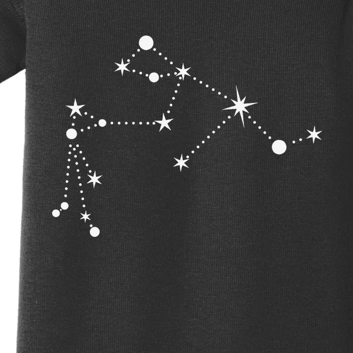 Aquarius Constellation Zodiac Baby Bodysuit