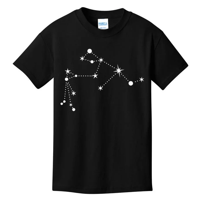 Aquarius Constellation Zodiac Kids T-Shirt