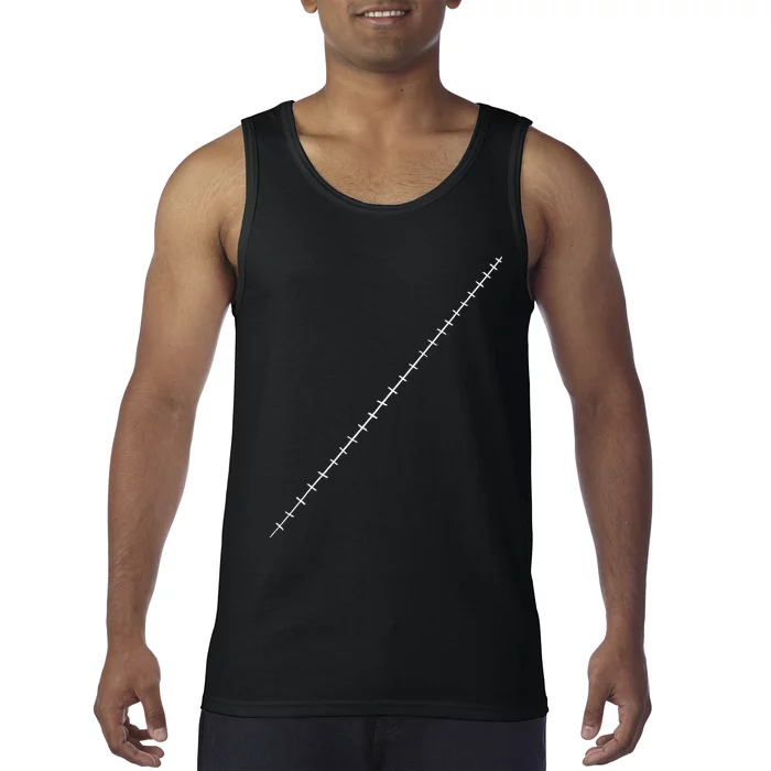 Anime Cosplay Zoro Chest Scar Tank Top