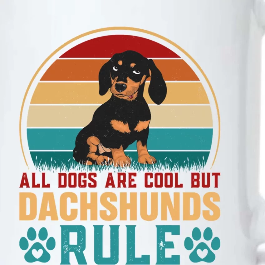 All Dogs Are Cool Dachshunds Rule Funny Dachshund Dog Lover Funny Gift Black Color Changing Mug