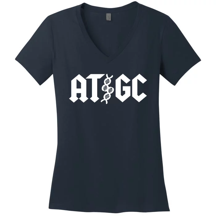 Atgc Dna Women's V-Neck T-Shirt