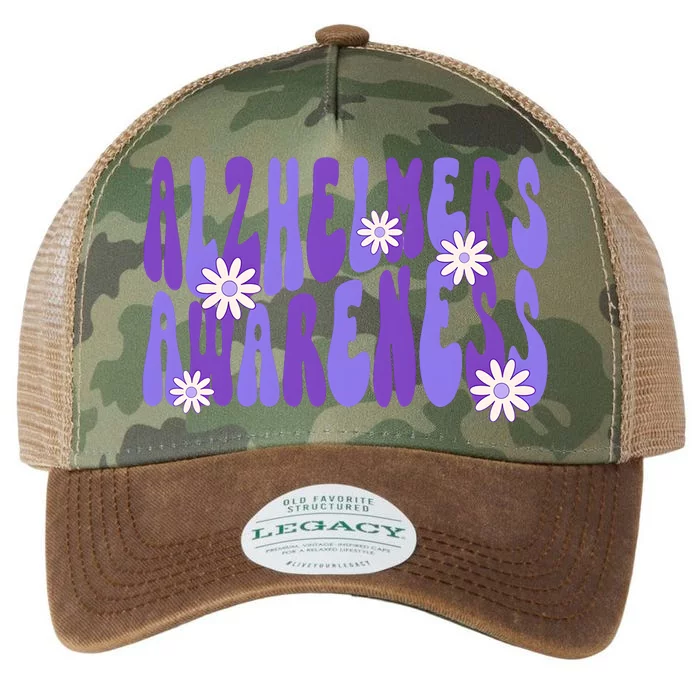 AlzheimerS Disease Awareness Legacy Tie Dye Trucker Hat