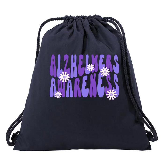 AlzheimerS Disease Awareness Drawstring Bag