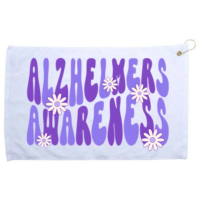 AlzheimerS Disease Awareness Grommeted Golf Towel