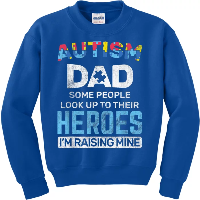 Autism Dad Autism Awareness Autistic Spectrum ASD Kids Sweatshirt