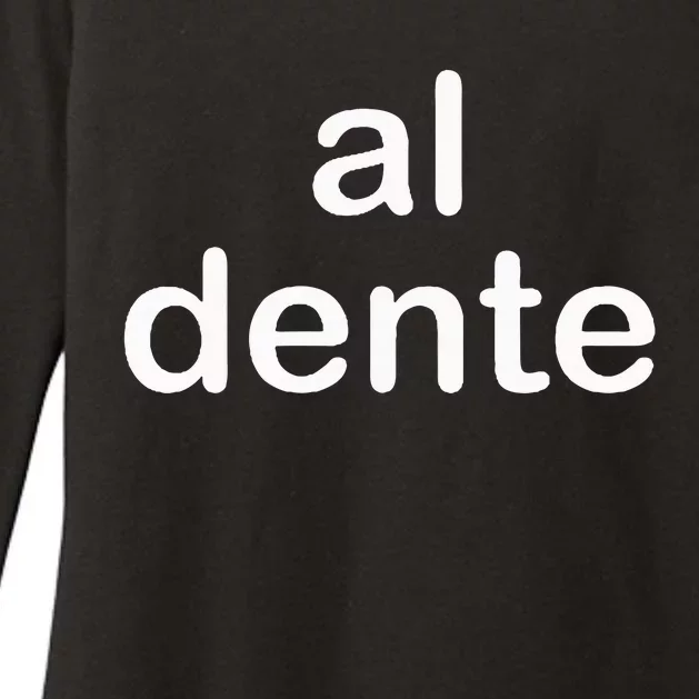 Al Dente Womens CVC Long Sleeve Shirt