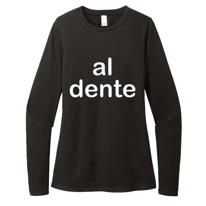 Al Dente Womens CVC Long Sleeve Shirt