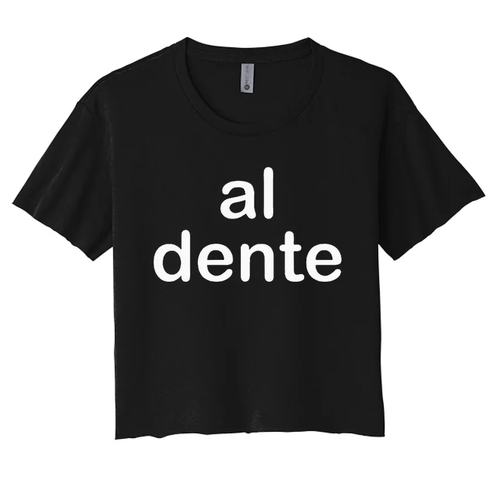 Al Dente Women's Crop Top Tee