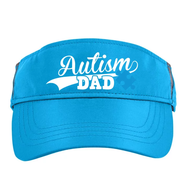 Autism Dad Awareness Support Gift Puzzle Funny Gift Adult Drive Performance Visor