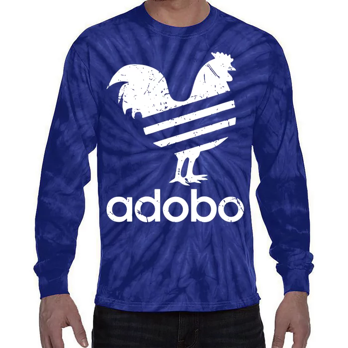 Adobo Distressed Tie-Dye Long Sleeve Shirt