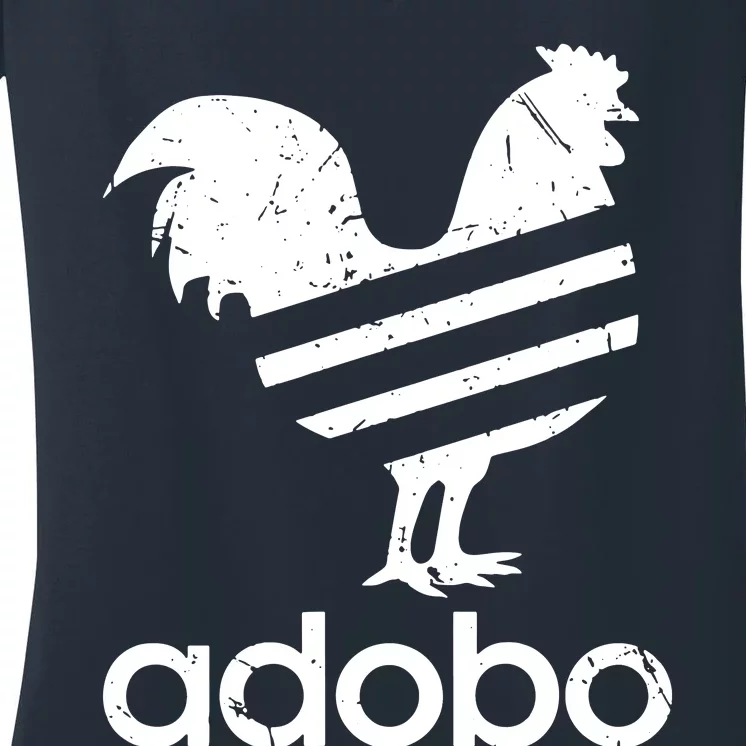 Adobo Distressed Women's V-Neck T-Shirt