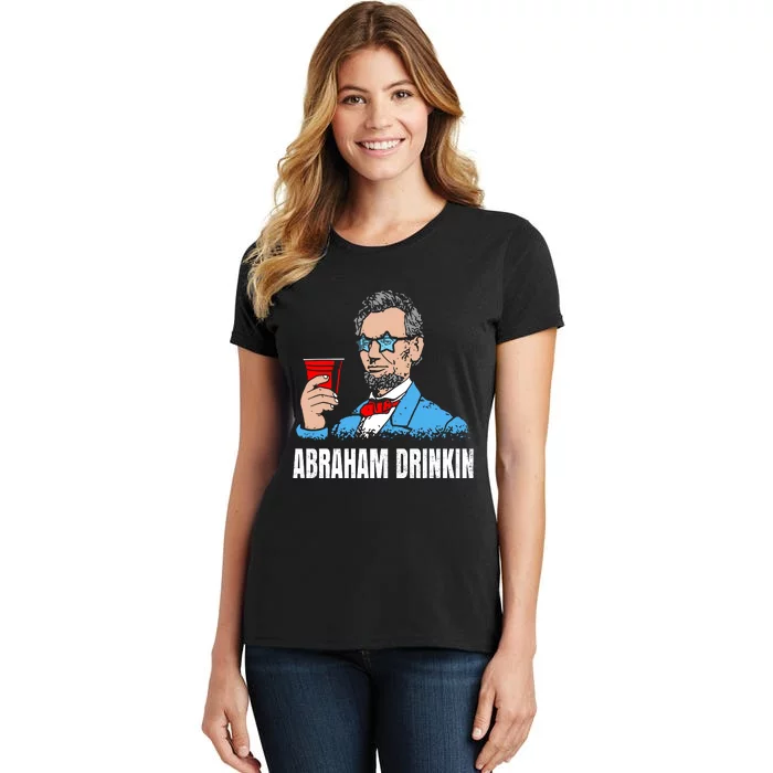 Abraham Drinkin Women's T-Shirt