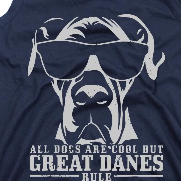 All Dogs Are Cool Great Danes Tank Top