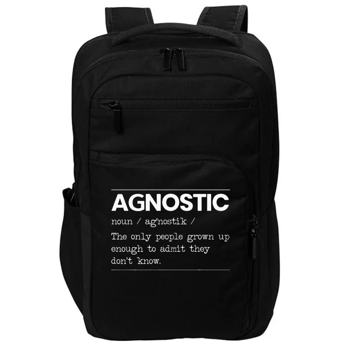 Agnostic Definition AntiReligion Agnosticism Atheist Impact Tech Backpack