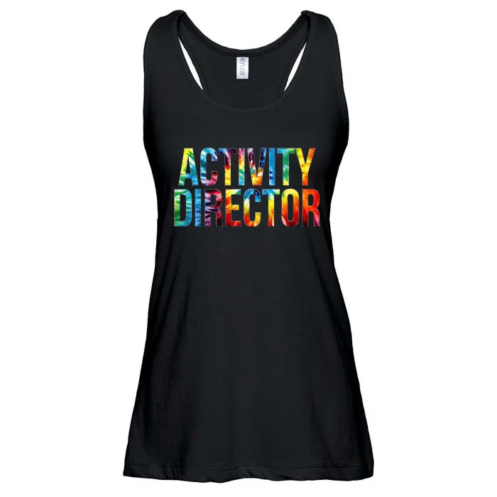 Activity Director Appreciation Day Tie Dye Women For Work Ladies Essential Flowy Tank