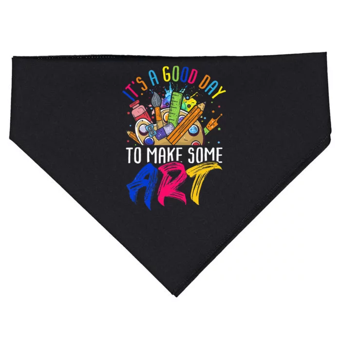 Art Design Art Teacher Drawing Teacher USA-Made Doggie Bandana