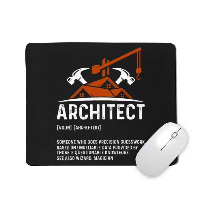 Architect Definition Architect Funny Architecture Mousepad