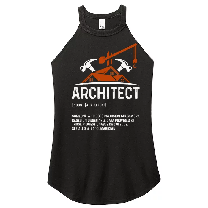 Architect Definition Architect Funny Architecture Women’s Perfect Tri Rocker Tank