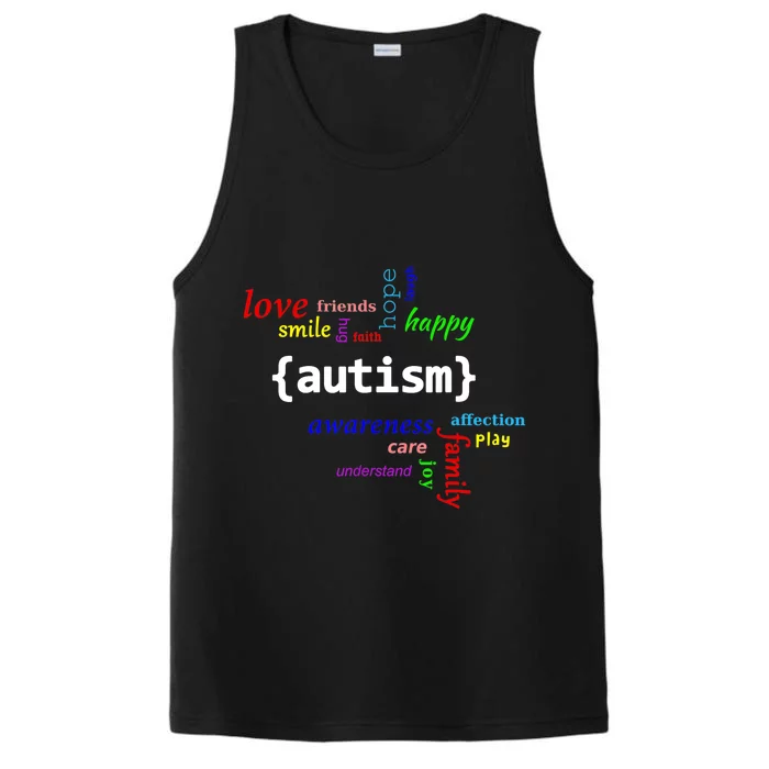 Autism Design Autism Awareness Design Performance Tank