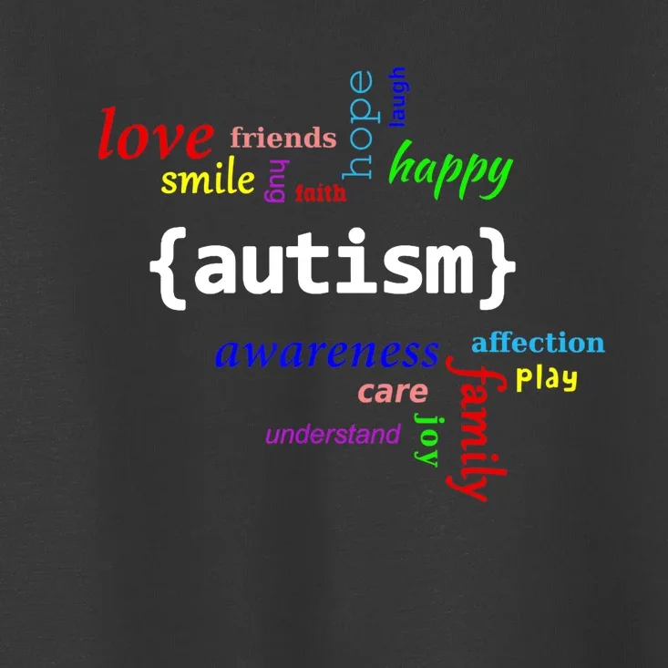 Autism Design Autism Awareness Design Toddler T-Shirt