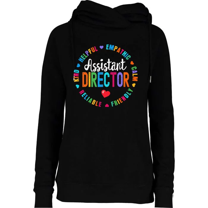 Assistant Director Appreciation Week healthcare workers Womens Funnel Neck Pullover Hood