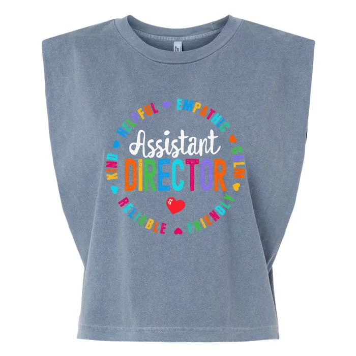 Assistant Director Appreciation Week healthcare workers Garment-Dyed Women's Muscle Tee