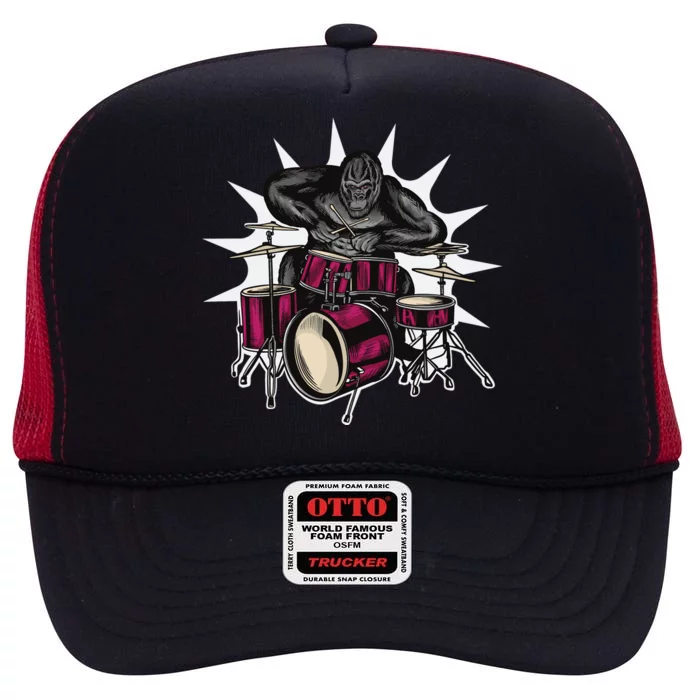 Ape Drummer High Crown Mesh Trucker Hat