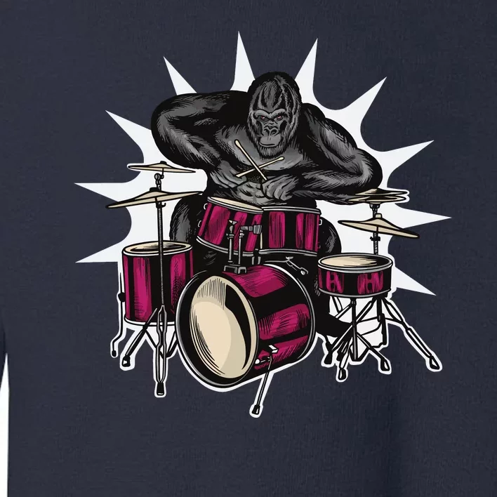 Ape Drummer Toddler Sweatshirt