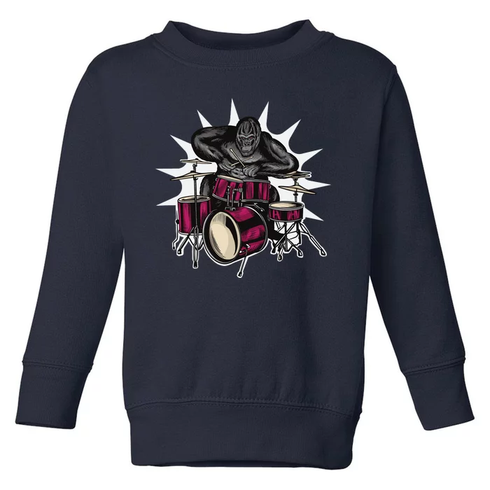 Ape Drummer Toddler Sweatshirt