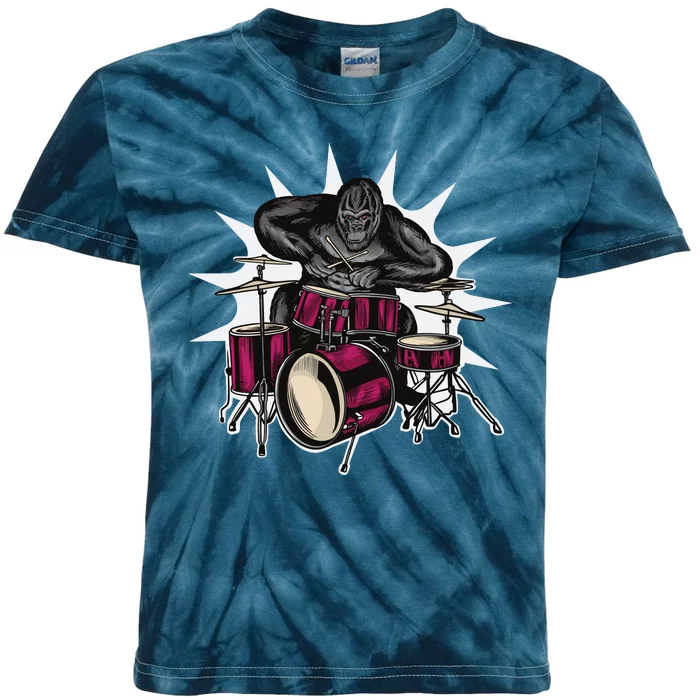 Ape Drummer Kids Tie-Dye T-Shirt