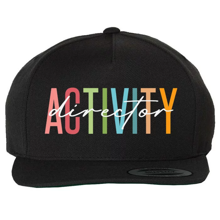 Activity Director Activity Professionals Week Healthcare Wool Snapback Cap