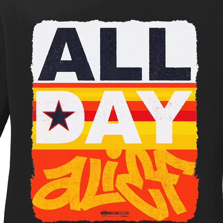 All Day Alief Ladies Long Sleeve Shirt