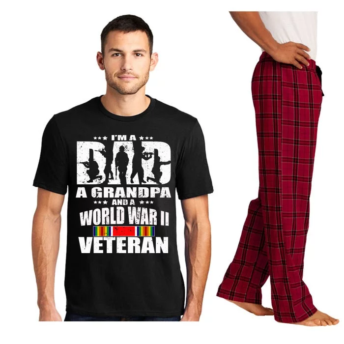 A Dad A Grandpa And A World War 2 Veteran Gift Pajama Set