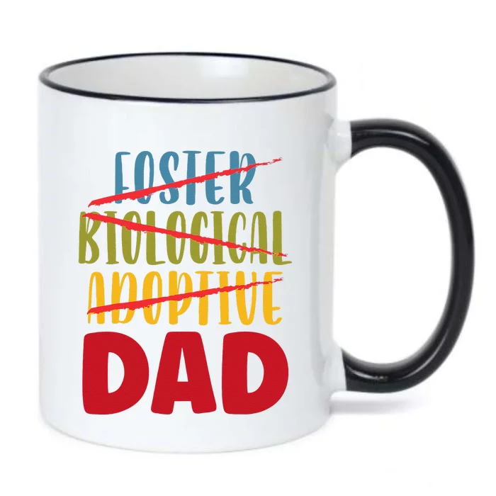 Adoptive Dad Adoption Announcement Foster Father Gotcha Day Gift Black Color Changing Mug