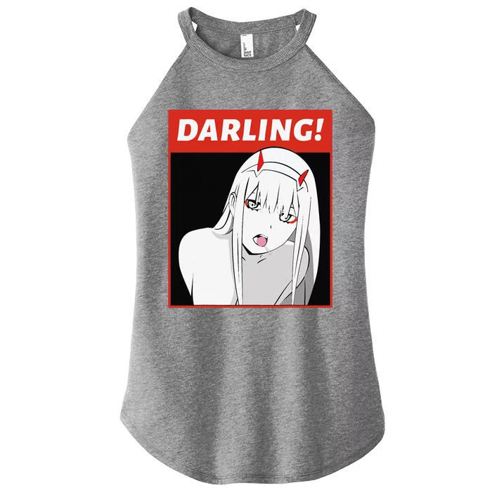 Anime Darling Arigato Senpai Hentai Women’s Perfect Tri Rocker Tank