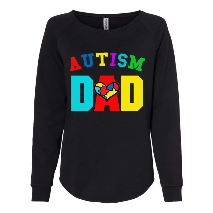 Autism Dad Apparel Dad Autism Awareness Womens California Wash Sweatshirt