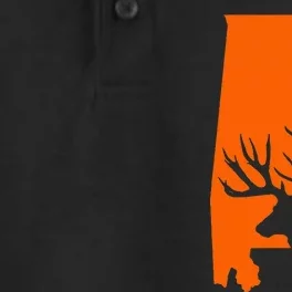 Alabama Deer Dry Zone Grid Performance Polo