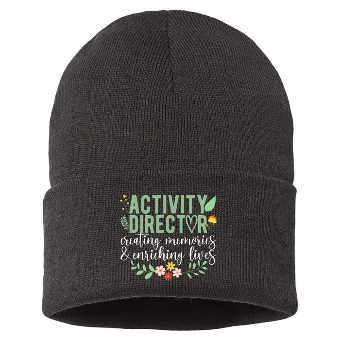 Activity Director Appreciation Activity Professional Week Sustainable Knit Beanie