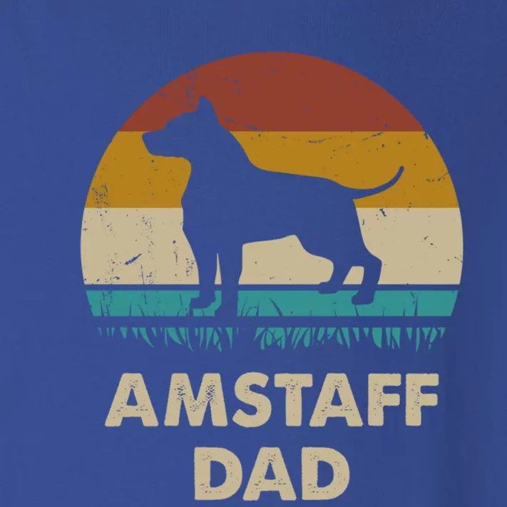 Amstaff Dad American Staffordshire Terrier Dog Lovers Gift Cute Gift Toddler Long Sleeve Shirt