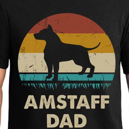 Amstaff Dad American Staffordshire Terrier Dog Lovers Gift Pajama Set